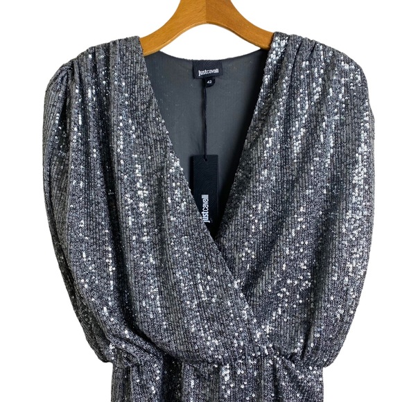 Just Cavalli NWT sequin Dress SZ6 (EU 42) - Picture 4 of 11